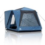 yourGEAR Gruppenzelt »yourGEAR Zelt Ponza 400 Festivalzelt Ø 4 x 2,3 m Gruppenzelt Familienzelt Event Dome Stehhöhe Bodenwanne Wasserdicht«,... Campingkultur