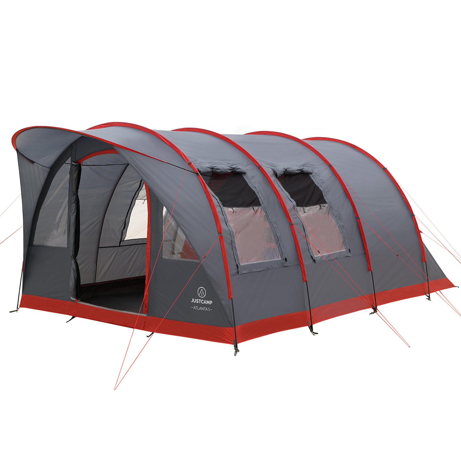 5-mann-zelt-293dyr-1.jpg Tunnelzelt Justcamp Atlanta 5 Camping Zelt für 5 Personen mit Vorraum – Bild 1