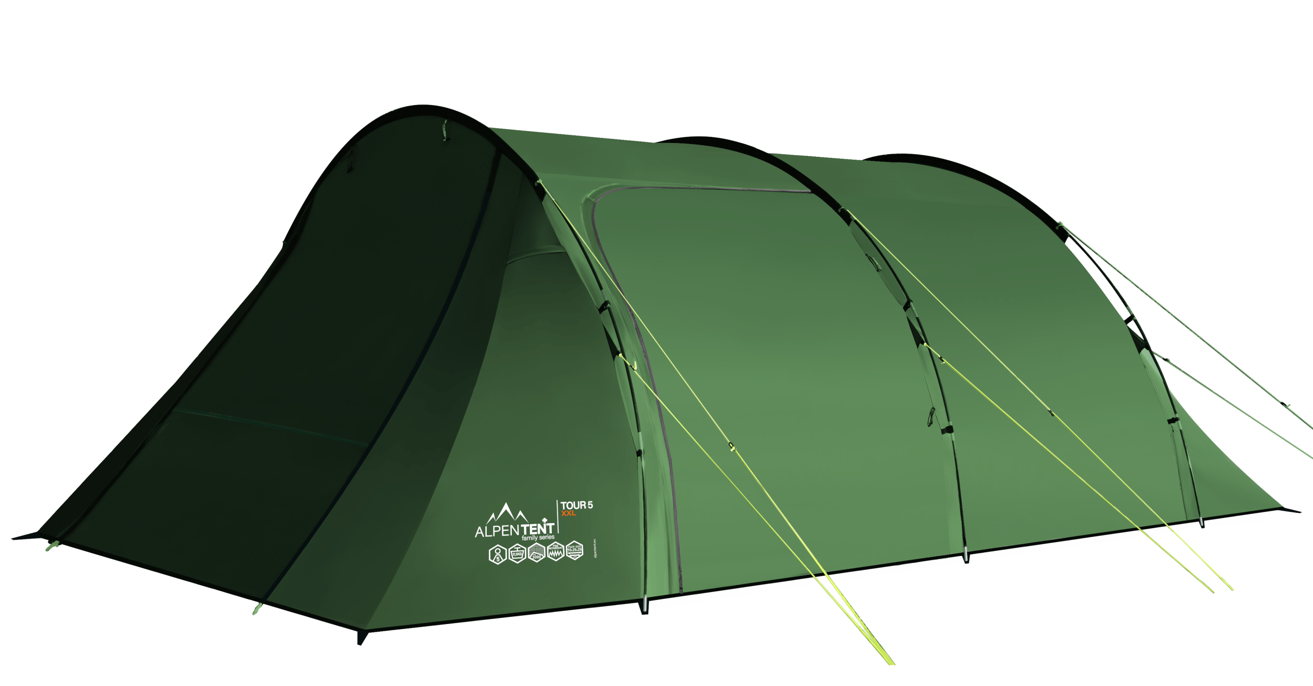 5-mann-zelt-708uym.png AlpenTent Tour 5 XXL Familienzelt 5 Personen – Bild 1