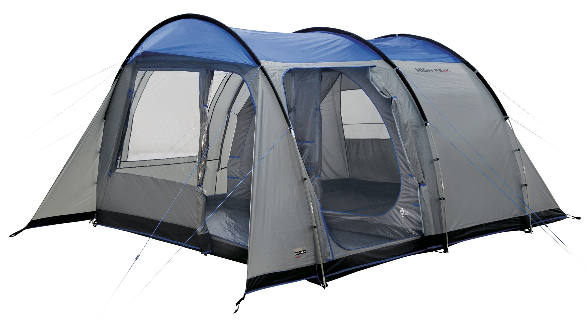 5-mann-zelt-943ral-1.jpg High Peak Tunnelzelt Albany 5, 5 Personen Campingzelt mit Wohn /Stauraum, eingenähter Zeltboden, Festivalzelt mit Stehhöhe, großes Familienzelt mit 2 Eingängen, doppelwandig, 4.000 mm wasserdicht : Amazon.de: Sport & Freizeit – Bild 1