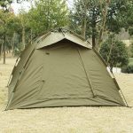 Q Tac Ruck Zuck Bivvy Angelzelt, 3 Mann Karpfenzelt, Angel Zelt 300cmx300cmx160cm