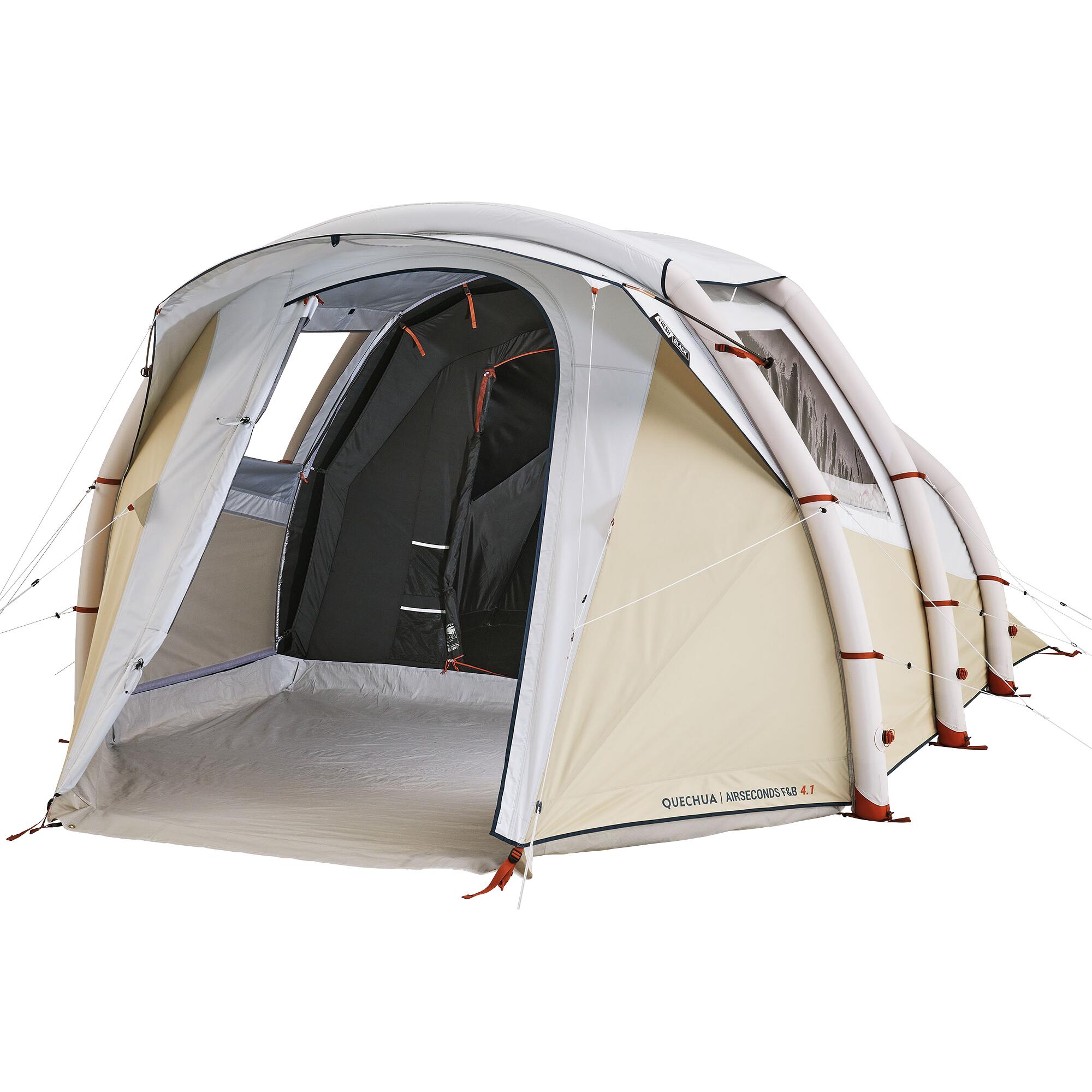 aufblasbares-4-personen-zelt-171imw-1.jpg Familienzelt aufblasbar Air Seconds 4.1 Fresh & Black für 4 Personen 1 Kabine | Decathlon – Bild 1