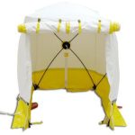 Arbeits & Montagezelte | Steildach TE Serie & Flachdach KE Serie | TROTEC