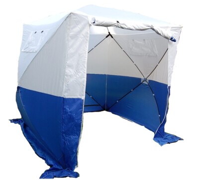 baustellenzelt-898snd-1.jpg Baustellenzelt, weiß/ blau, Pop Up Zelt | eBay.de – Bild 1