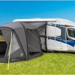 BERGER Liberta Air XL Busvorzelt | Camping Autozelt aufblasbar mit eingenähtem Boden | Wohnmobil Vorzelt für zusätzlichen Wohnraum | Luftzelt ...