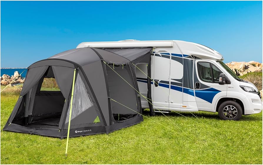 bus-vorzelt-aufblasbar-189aph-1.jpg BERGER Liberta Air XL Busvorzelt | Camping Autozelt aufblasbar mit eingenähtem Boden | Wohnmobil Vorzelt für zusätzlichen Wohnraum | Luftzelt ... – Bild 1