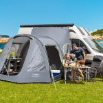 BERGER Extra Touring Easy XL Busvorzelt aufblasbares, freistehendes Outdoor Zelt Luftzelt Autozelt Vorzelt Camping Zelt für Bus, Van, Auto ...