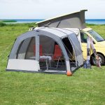dwt Rapid Air II Busvorzelt freistehend und aufblasbar 340x240 cm grau m.Vordach | eBay.de