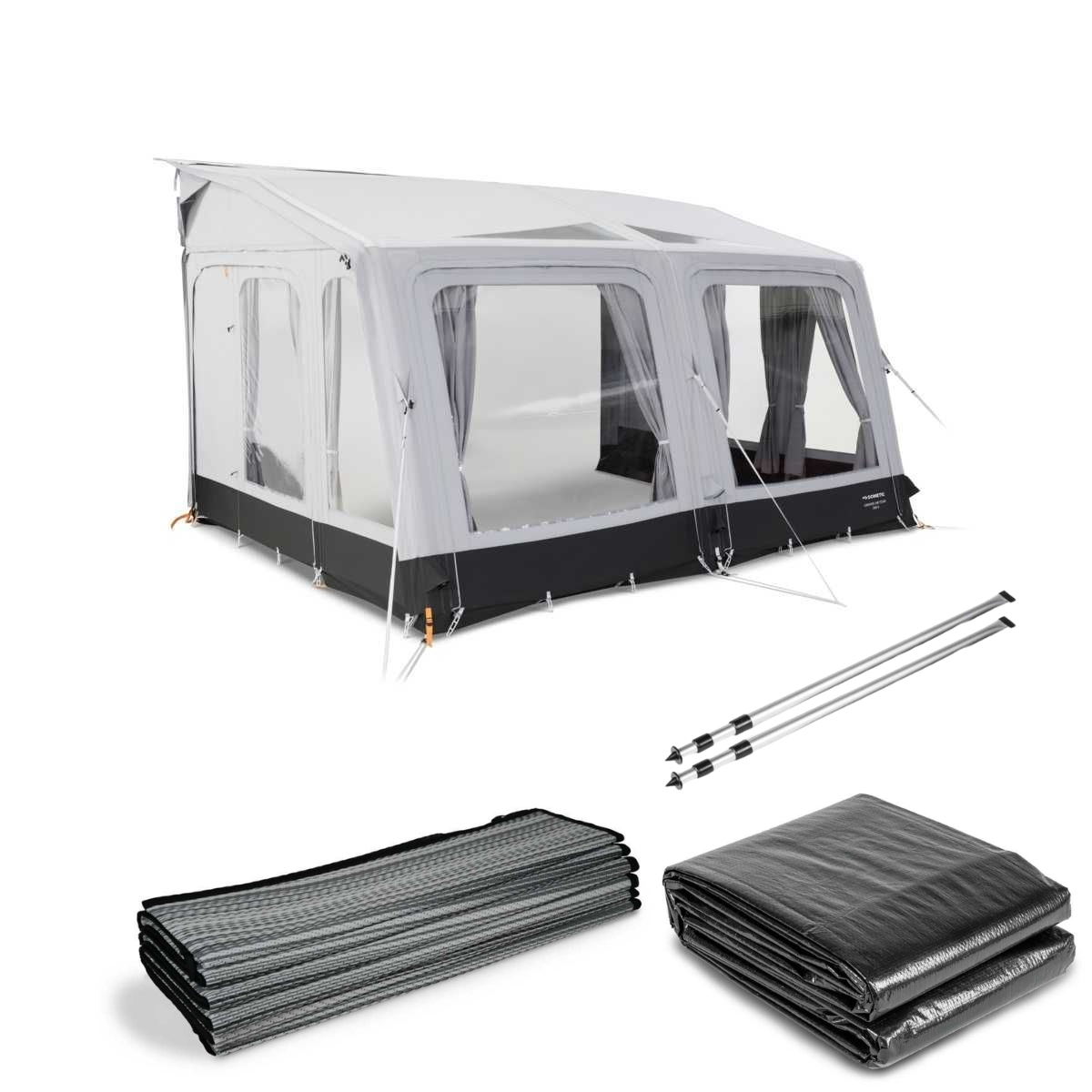 dometic-vorzelt-414whl.png DOMETIC aufblasbares Vorzelt Grande AIR Tour 390M, 390x300 cm, Anbauhöhe 265 295 cm CampingFactory Starter Edition – Bild 1