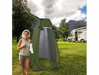 Produktbild ZX-8945 Semptec Urban Survival Technology Tragbares Pop Up Dusch , Toiletten und Umkleide Zelt, grün – Bild 1