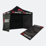 Rennzelt 24MX Easy Up + Wände Schwarz + 24MX Umweltmatte 200x100cm Jetzt 61% Ersparnis | 24MX