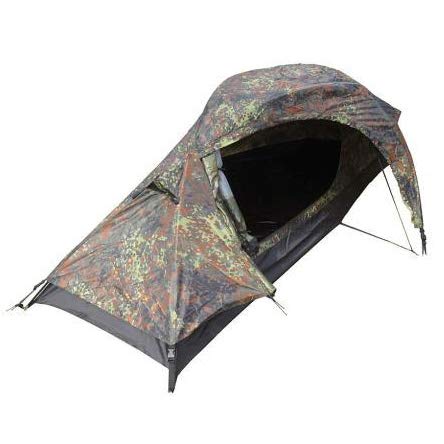 ein-mann-zelt-527qis-1.jpg 1 Personen Zelt Recom flecktarn 240 x 135 x 85 – Bild 1