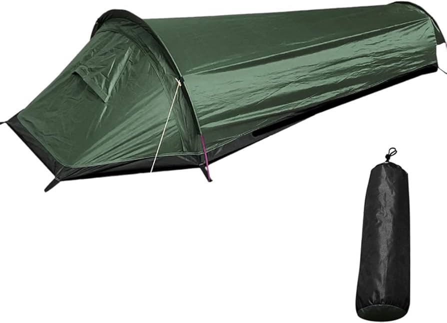 ein-mann-zelt-926iyw-1.jpg Zelt FüR 1 Person, 1 Mann Zelt, 1 Personen Zelt Ultraleicht, Outdoor Biwakzelt Campingzelt Mit Tragetasche, FüR DraußEn, Zum Wandern, Bergsteigen, ... – Bild 1