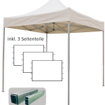 2x2m PROFI ZELTE Faltpavillon, 32mm Alu, 100% wasserdicht