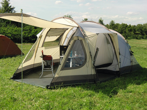 familien-zelt-367icv-1.jpg Exklusives 4 Personen Campingzelt Dakota Z5 Deluxe – Bild 1