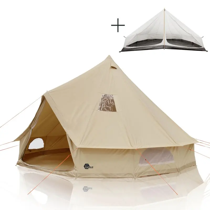 familienzelt-8-personen-692wxm.webp your GEAR Zelt Desert 8 Pro UV50+ Baumwolle Campingzelt Tipi Familienzelt mit Schlafkabine – Bild 1