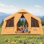 Glampingzelt aufblasbar aufblasbares Zelt Camping 8 12 Personen