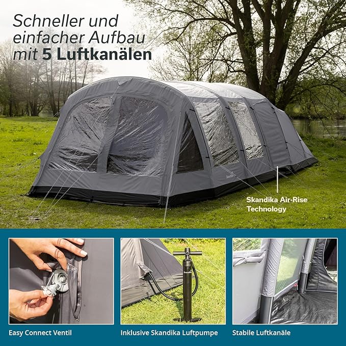 familienzelt-fuer-6-personen-899bxe.jpg Aufblasbares Zelt Luftzelt 6 Personen Familienzelt mieten Camping – Bild 1