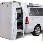 Heckklappenzelt / Heckzelt / Sichtschutz / WC & Duschzelt für Mercedes Benz Marco Polo / Horizon / Activity / Vito mit einfacher Befestigung