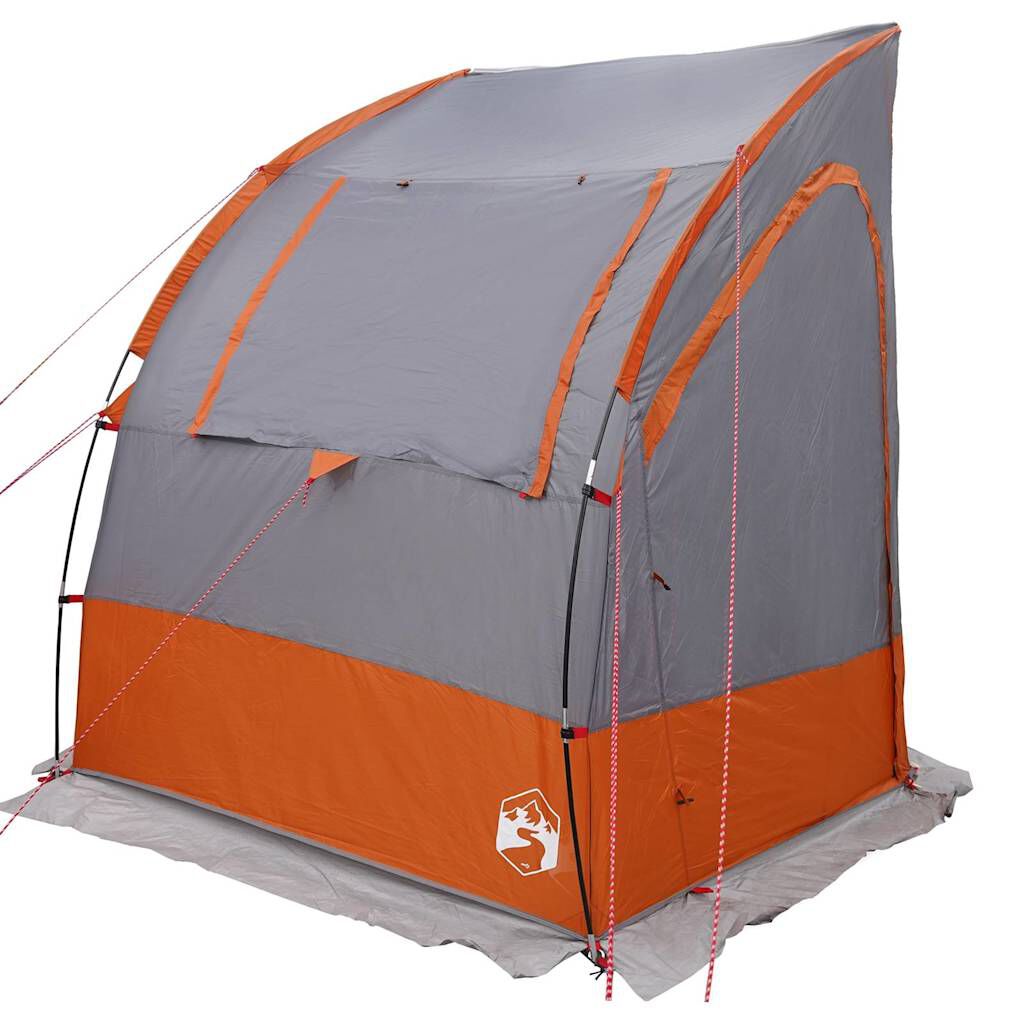 heckklappenzelt-231wka-1.jpg vidaXL Heckklappenzelt 194 x 180 x 210 cm Grau und Orange Taft – Bild 1