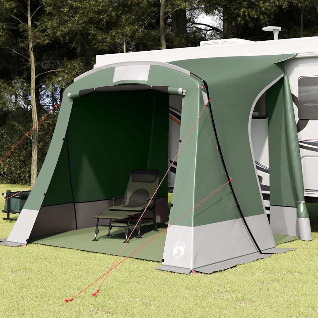 heckklappenzelt-965bwr-1.jpg vidaXL Heckklappenzelt Personen 285 x 255 x 245 cm Grün Taft – Bild 1