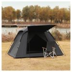 ULPYO Pop Up Zelt für 3 4 Personen, 5000 mm Wasserdicht,Insektensicher,Sonnensicher 3 Mann Zelt mit Erweiterbare Veranda,Ventilationssystem Klappzelt ...
