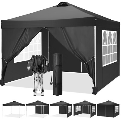klappzelt-968pdq-1.jpg 3X3/6M Falt Pavillon Klappzelt Festzelt Gartenzelt Pop Up Wasserdicht Partyzelt | eBay.de – Bild 1