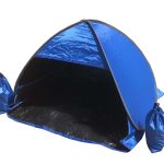 RXQNN Mini Strandzelt, tragbar, Strand Sonnenschutz mit Handy Ständer, kleines Zelt, Pop Up Kopfzelt, sofortiger Sonnenschutz, Baldachin für Welpen, kleine Haustiere : Amazon.de: Sport & Freizeit