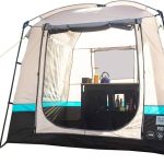 OLPRO Pod Küchen und Nutzzelt, 2 x 2 m, Outdoor Küchenzelt, 5000 mm H/H, wasserdicht, UV Schutz, eingenähte Bodenplane, perfektes Camping Zubehör für ...