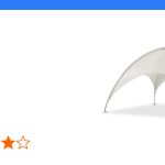LECO Kuppelzelt – Formschönes Sonnendach 5 x 5 m für Outdoor Veranstaltungen – wasserabweisend grauweiß : Amazon.de: Sport & Freizeit