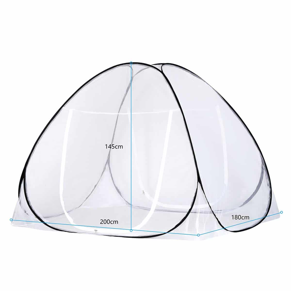 moskitozelt-524pfc-1.jpg Moskitonetz Pop Up Zelt für Doppelbetten geeignet – Bild 1
