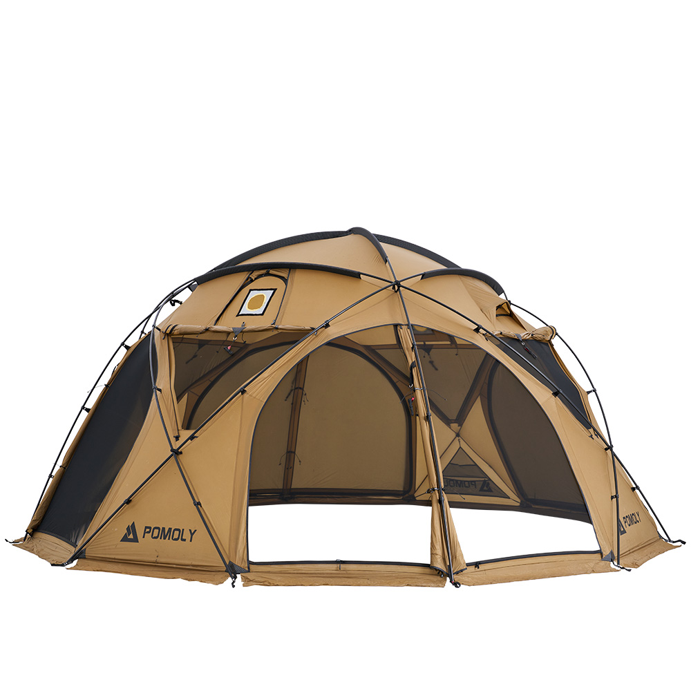 rundzelt-019nbj-1.jpg Sphere X8 Lite | Selbststehendes Kuppel Hot Tent für 8 Personen | POMOLY Neuheit – Bild 1