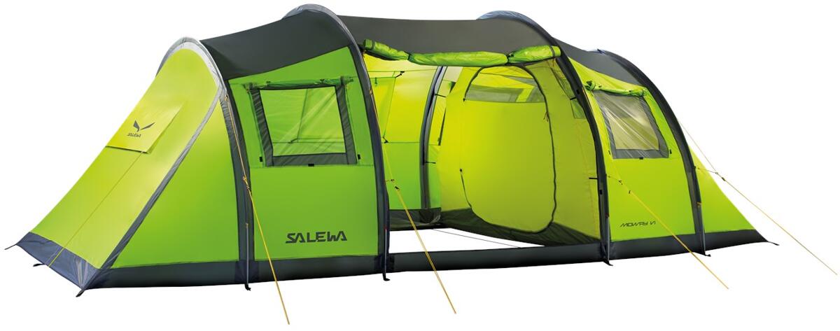 salewa-zelt-168qsh-1.jpg Salewa Midway VI Tunnelzelt, 6 Personen, 580x280cm, grün/grau – Bild 1