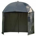 Schirmzelt Angelschirm XXL Bogenmaß 315cm 45° winkelbar Anglerschirm wasserdicht Nylon : Amazon.de: Sport & Freizeit