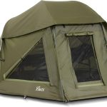 Lucx Wolf Brolly Schirmzelt für 1 2 Mann wasserdichtes Angelzelt mit 10.000 mm Wassersäule, herausnehmbarer Bodenplane & Abnehmbarer Front ...