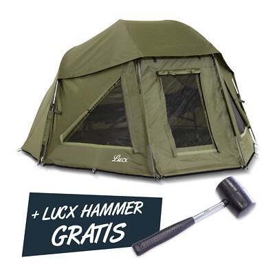 schirmzelt-723bug-1.jpg Lucx® Brolly "Wolf" Schirmzelt Angelzelt Shelter Karpfen Zelt Anglerzelt Bivvy | eBay.de – Bild 1