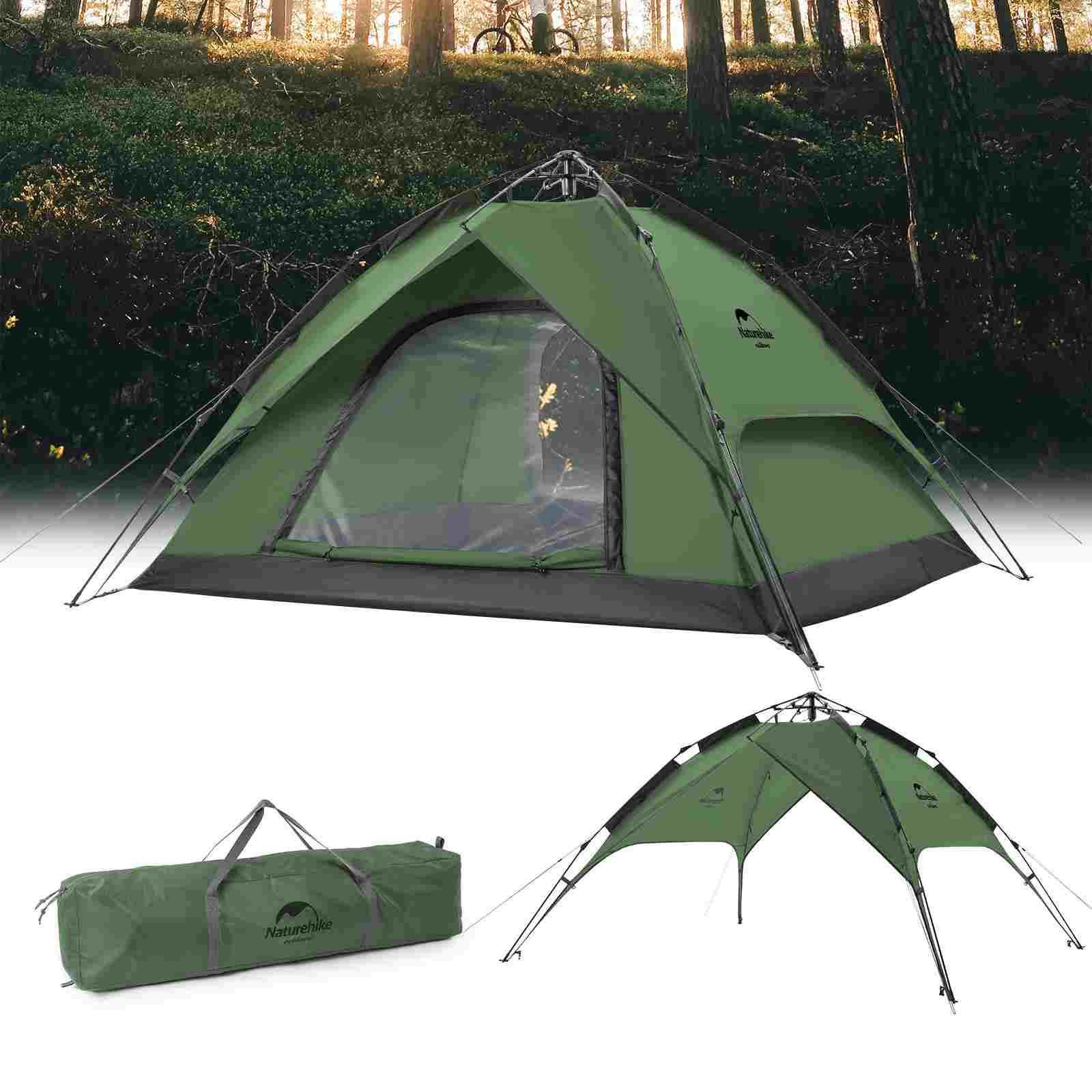 schnellaufbau-zelt-604nlw-1.jpg Naturehike Schnellaufbau Automatikzelt 4020g grün 4 Personen | Toner.shop – Bild 1