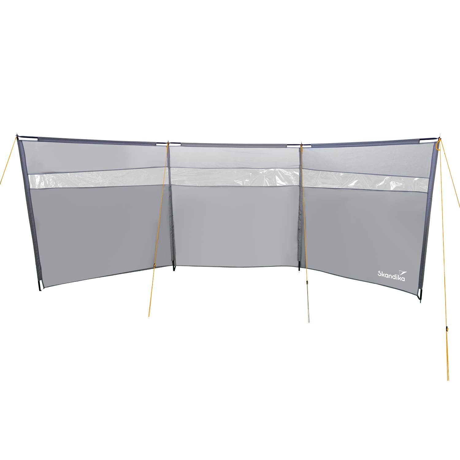 sichtschutz-camping-112gmk-1.jpg Skandika Windschutz Bora, Camping Sichtschutz mit Stangen, für Garten, Strand, Terrasse, stabil, sturmfest, ohne Bohren, Sonnenschutz, 4,5m Windfang ... – Bild 1