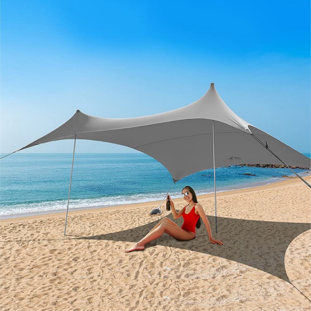 strand-zelt-238jzk-1.jpg Night Cat Strandzelt mit UV Schutz 50+ Strandmuschel Sichtschutz Für Park Beach | eBay.de – Bild 1