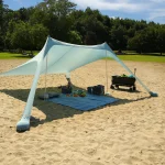 2nd Chance your GEAR Cameo Beach Shelter 3 x 3 m XXL Strandmuschel Sonnensegel UV 50+ Sonnenschutz Strandzelt (71437)