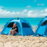 Strandmuschel Vergleich – Die ultraleichte Automatik Strandmuschel mit Alu Gestänge