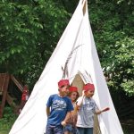 Tipi Zelt groß, Höhe 325 cm