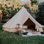 Tipi Zelt Outdoor，3/4/5/6 m Rundzelt, 4 Jahreszeiten, wasserdichtes Camping Jurtenzelt mit Ofenanschlüssen, Outdoor Familiencampingzelt für Karneval, Party, Mus : Amazon.de: Sport & Freizeit