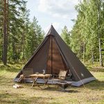 vidaXL Trekkingzelt 2 Personen Braun und Grau
