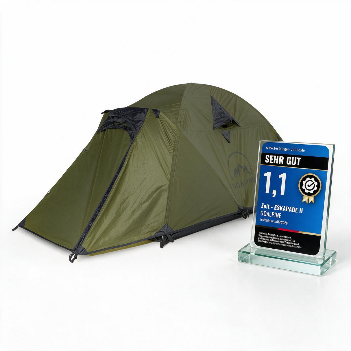 trekkingzelt-2-personen-939pxi.png GoAlpine Eskapade II – 2 Personen Trekkingzelt (2,25 kg) – GOALPINE – Bild 1