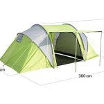 Semptec Urban Survival Technology 4 Personen Tunnelzelt mit 2 Schlafkabinen, 3.000 mm Wassersäule