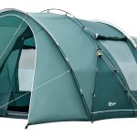 Portal Zelt 5 6 Personen Tunnelzelt 6 Mann Luxus Campingzelt | 3000mm Wasserdicht 2 Schlafkabinen mit Stehhöhe Vorzelt Bodenwanne Groß Familienzelt ...