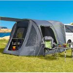 BERGER Busvorzelt Touring Easy Air Rear für VW T5/T6 aufblasbar freistehend Outdoor Zelt Luftzelt Autozelt Vorzelt Camping Zelt für Bus Van Auto ...