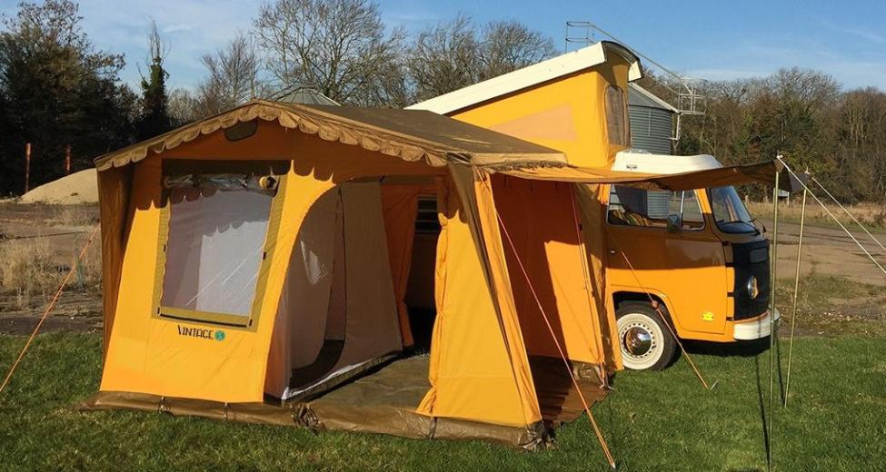 vorzelt-vw-bus-847vsy-1.jpg Vintage Vorzelt für Bulli – Klassisches Camping Zelt mit modernen Materialien – Bild 1