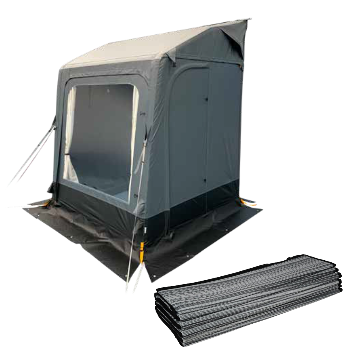 wintervorzelt-072hsq.png DOMETIC Wintervorzelt Winter AIR PVC 180 S, Größe 180 x 180 cm, Anbauhöhe 235 265 cm Komplett Set – Bild 1